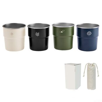 Набір із 4 кухлів для кемпінгу з нержавіючої сталі 304 об&39ємом 300 мл для зовнішнього використання