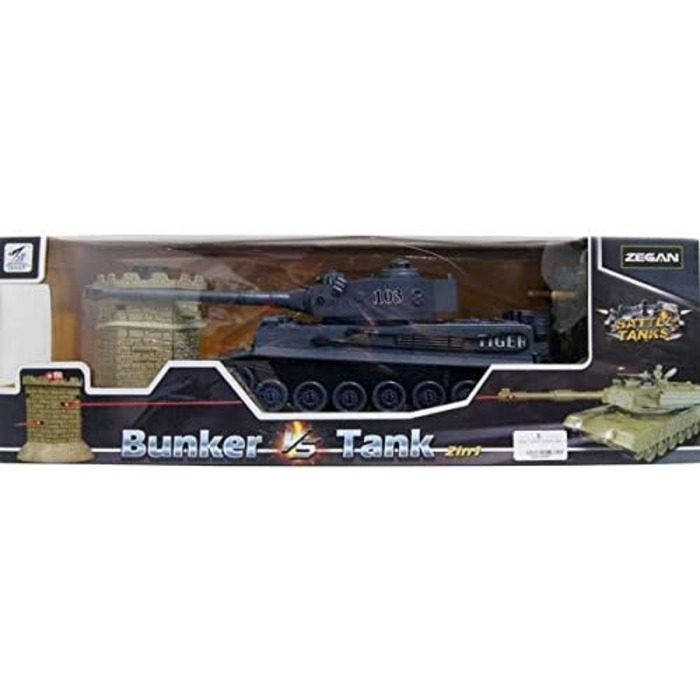 Радіокерований танк Тигр I 128 s-Idee RC Panzer 99867 з інфрачервоною системою бою 2.4 ГГц