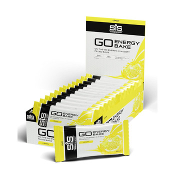 Енергетичні батончики Science in Sport GO Energy Bakes 50 г, 12 шт., лимон - смачні вуглеводні батончики з 30 г вуглеводів, постачальники енергії для силових тренувань