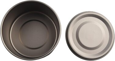 Титанова миска для кемпінгу зі складною ручкою, 450 мл або 600 мл, надлегка, стійка до іржі, посуд для приготування їжі, походів, бекпекінгу, пригод на природі