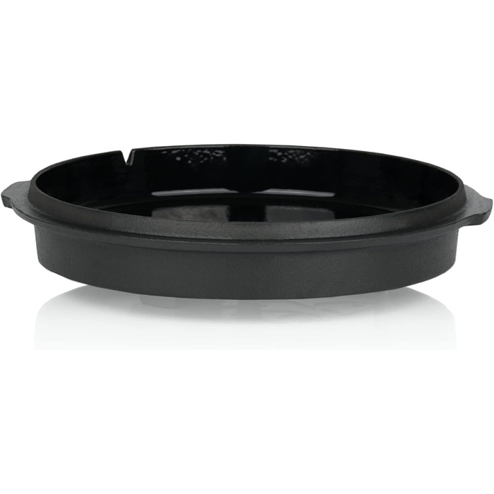 Серія BBQ-Toro Dutch Oven емальована емальована 13,6 л чавунна каструля без ніжок жаровня з підйомником кришки, чавунна каструля,