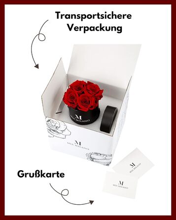 Зі справжніми консервованими трояндами (термін придатності 3 роки) Eternal Flower Box