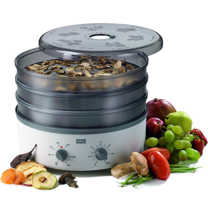 Дегідратор Stckli з таймером і 3 металевими сітками