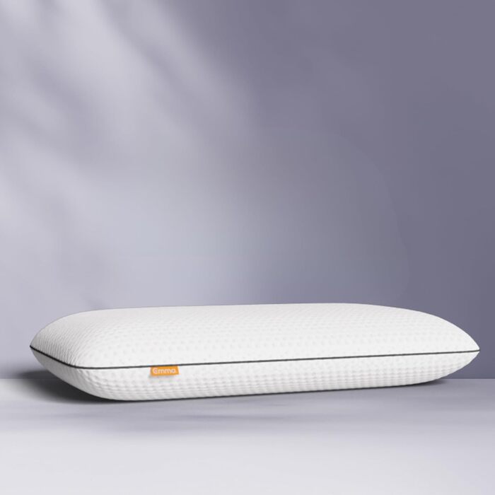 Підтримуюча подушка Emma Premium 70x40 Ергономічна подушка для шиї з технологією Thermosync Охолоджувальна подушка з піни з пам&39яттю форми, регульована висота для сну на боці, спині та животі Чохол, який можна прати, Premium 70x40 см