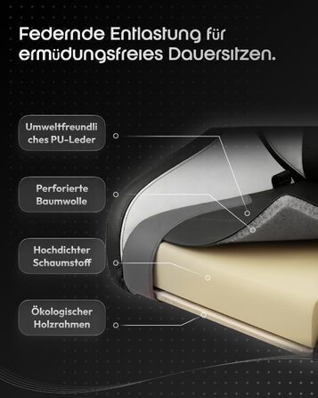 Ігрове крісло Dowinx з 4D підлокітниками та функцією гойдання 15, регульоване масажне ігрове крісло на 165, ергономічне ігрове крісло, гоночний дизайн для геймерів та кіберспорту, вантажопідйомність 135 кг, сірий колір