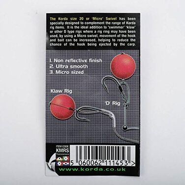 Вертлюг Korda Micro Rig - 20 шт.