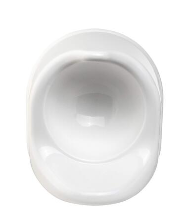 Дитячий горщик Rotho Babydesign Bella Bambina - Дитячий горщик білого кольору - З неслизьким сидінням для унітазу для легкого та б