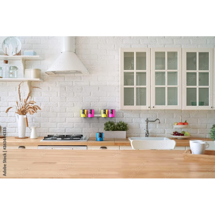 Плаваюча підставка для спецій Just Spices, не потребує свердління - Плаваюча з ефектом плавання, комплект з 2 шт.