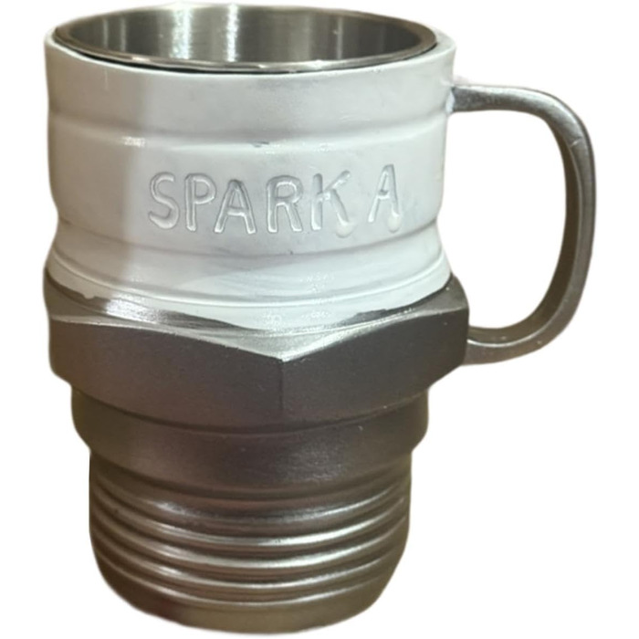 Чашка для свічок запалювання Rockible, чашка з нержавіючої сталі зі смоли, кавова кружка для автолюбителів