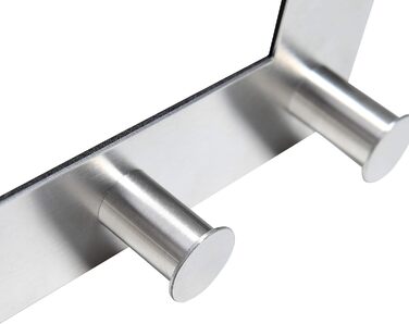 Вішалка для одягу axentia дверна з 6 гачками, вішалка для дверей без свердління, дверний гачок для кухні, ванної кімнати, вітальні