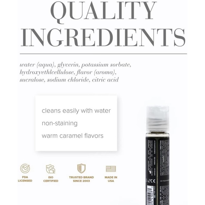 Змазка System Jo JO Gelato Salted Caramel, 30 мл солона карамель, (1 упаковка)