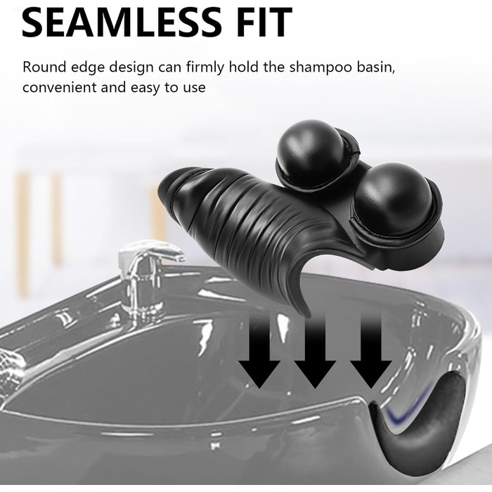 Подушка для шиї в салоні, умивальник для волосся, чаша для шампуню, підтримка шиї, U-подібна подушка для підтримки шиї для перукаря, зручна стійка до подряпин подушка для підтримки шиї