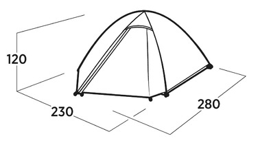 Намет тримісний Easy Camp Rondane 3 (120470)