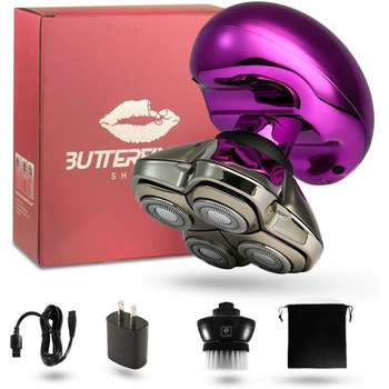 Жіноча електробритва Skull Shaver - Butterfly Kiss Pro Видалення волосся для жінок Фіолетовий