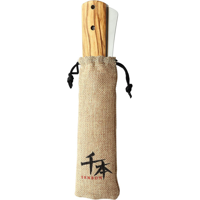 Кемпінговий шеф-ніж з нержавіючої сталі Гострий складний туристичний фруктовий ніж у японському стилі з оливковою ручкою Кишеньков