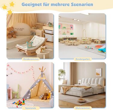 Дитяча шафа, дитяча вішалка для одягу з коробками, вішалка для одягу, дзеркало та полиці, дерев&39яна дитяча шафа, дитяча полиця 81 x 28 x 106,5 см (ракета з 2 шухлядами, біла) Біла ракета з 2 шухлядами