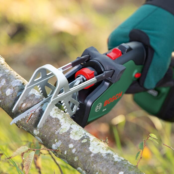 Акумуляторна садова пила/шабельна пила/шабельна пила Keo від Bosch (1 акумуляторна батарея 2,0 Ач, 18-вольтова система, ріжуча зда
