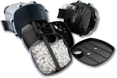 Зовнішній фільтр для акваріума SunSun HW-402B 1000 л/год з УФ-очисником потужністю 9 Вт та 3 рівнями, включаючи фільтрувальний матеріал, фільтрувальний наповнювач, фільтрувальний насос