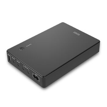 Джерело безперебійного живлення Shanqiu Mini UPS для маршрутизаторів, модемів, камер з входом змінного струму та виходом USB 5V DC 5V 9V 12V 3A (74Wh)