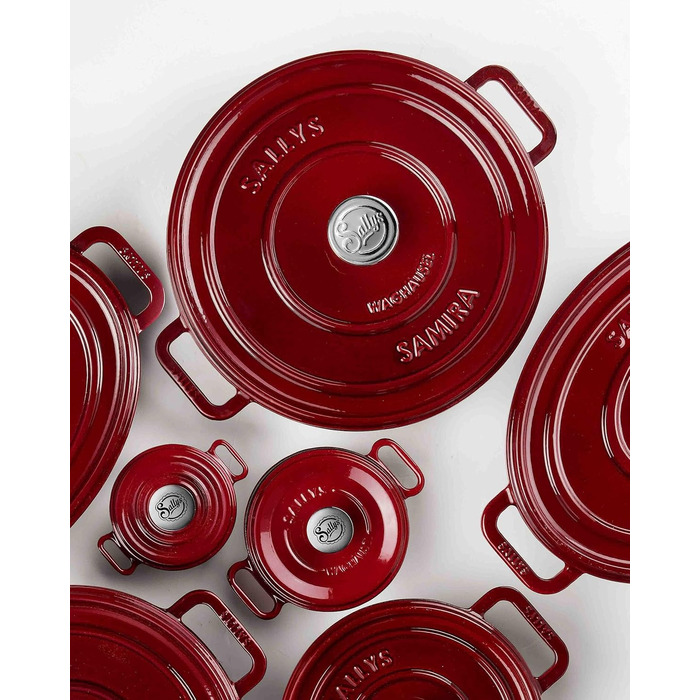 Чавунна каструля Sally's 'Samira deluxe - міцна та високоякісна перлина для ідеального приготування їжі - об'ємом 2,2 літра, для в