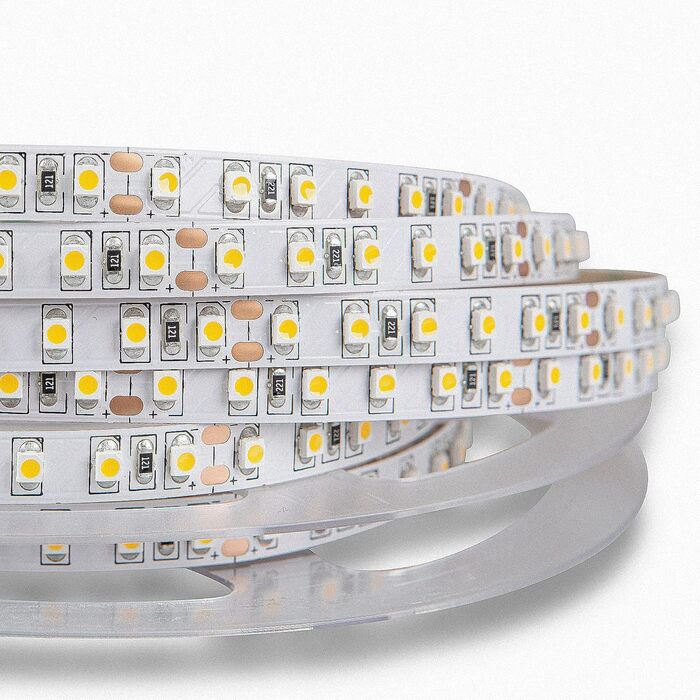 Світлодіодна стрічка Mextronic LED 3528 Холодне біле світло (6000K) 48W 500см 24V IP20