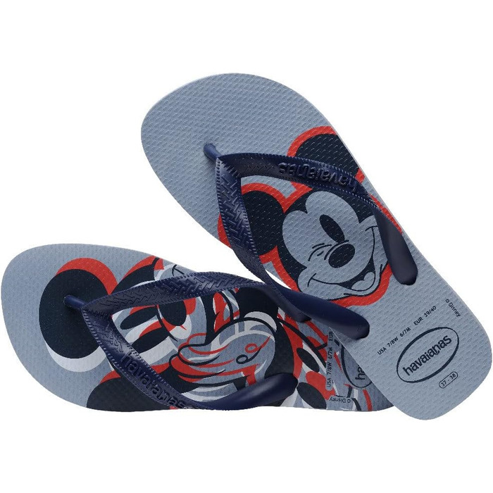 Топ Havaianas Disney, шльопанці унісекс для дорослих 41/42 EU Wind