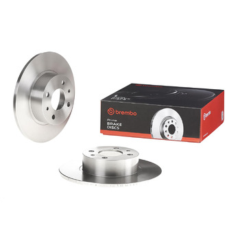 Гальмівні диски Brembo 08.3126.14 (комплект 2 шт.), чорні
