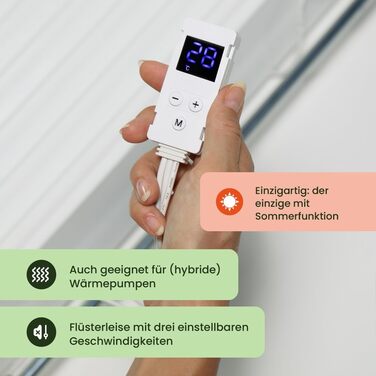 Вентилятор радіатора SpeedComfort з датчиком керування - Монокомплект () - Економія енергії до 22 - Підходить для теплових насосів - Кілька швидкостей - Тиха робота