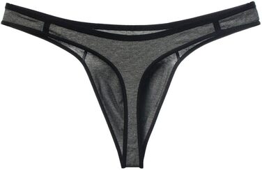 Стрінги чоловічі RSLOVE, бавовна, T-подібна спинка, чорний/сірий/червоний, 3 шт.