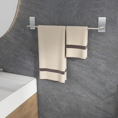 Рушникосушка без свердління 75см SUS304 Нержавіюча сталь Самоклеюча рушникосушка Міцна рушникосушка для ванної кімнати, спальні, к