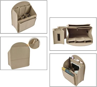 Органайзер для рюкзака з повсті OYUEGE, міні-органайзер для рюкзака, невеликий роздільник для рюкзака, гаманець, легкий нейлон, су