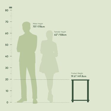 Журнальний столик-диван Furinno Simplistic, бічний столик, 2 яруси, комплект з 2 шт. , темний горіх