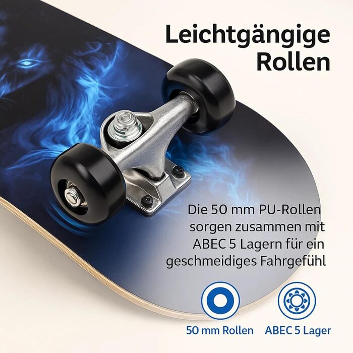 Скейтборд Lion Pro Sport найкращий спортивний скейт з міцною дерев'яною декою ABEC-5 підшипники для початківців та досвідчених повний компліт 31" канадський клен стрит трюки парк оригінал 2025