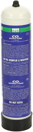 Одноразова пляшка Dennerle CO2 500 г - для удобрення акваріумів CO2