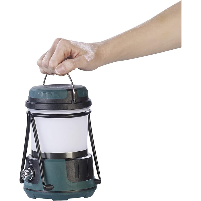 Ліхтар для кемпінгу з зарядним пристроєм 3-в-1 акумуляторний світлодіодний кемпінговий ліхтар до 800 люменів, із зарядним пристроєм, CCT (світлодіодний кемпінговий ліхтар із акумуляторною батареєю для кемпінгу, настільна лампа з батареєю)