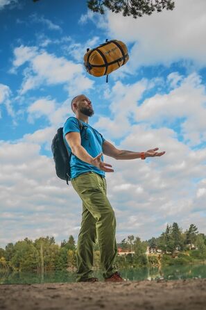 Спальний мішок Husky Enjoy на 4 сезони до -25C, теплий зимовий матуся-спальний мішок для дорослих, зимовий спальний мішок для кемпінгу, трекінгу та використання на природі 230x85