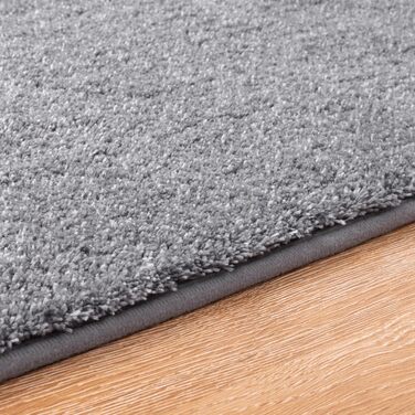 Килимова доріжка SHACOS 50x150 см, нековзка доріжка для передпокою, м&39який кухонний килимок, можна прати, сучасна доріжка для передпокою для кухні, входу, вітальні, сірий 50x150 см сірий