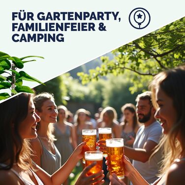 Комплект пивних наметів Casaria 220 см, складаний, міцний, 3 предмети, 2 пивні лавки, 1 широкий стіл, дерев&39яний комплект пивних столів, комплект фестивальних наметів, пивний сад, пивний набір