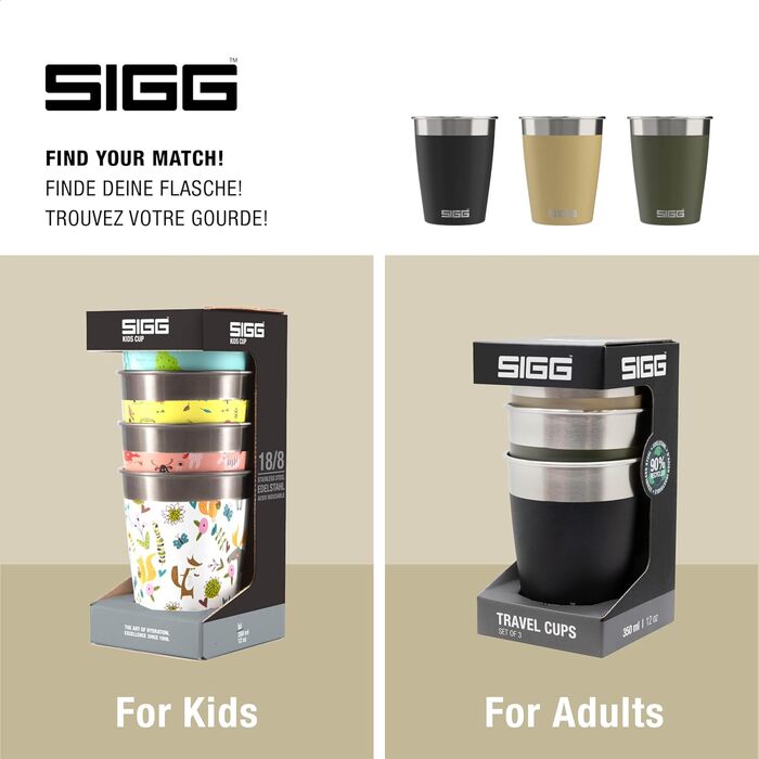 Набір дорожніх чашок - 3 дорожні чашки об&39ємом 0,35 л - можна мити в посудомийній машині, можна складати один на один та багаторазово використовувати - без бісфенолу А - міцна нержавіюча сталь - ідеально підходить для кемпінгу та використання на природі