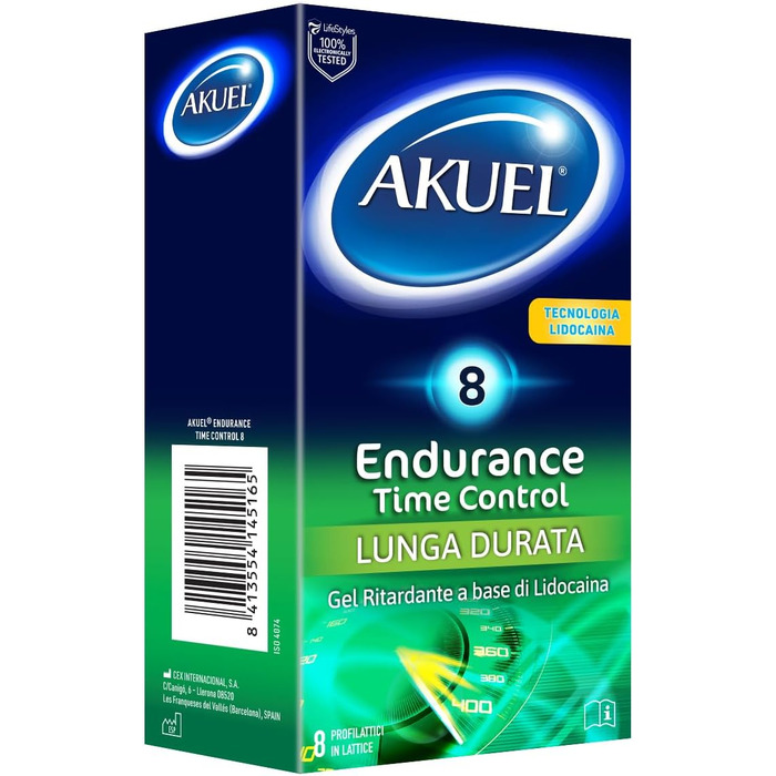 Презерватив із затримкою овуляції, сумісний з нашим лубрикантом, 8 шт., )