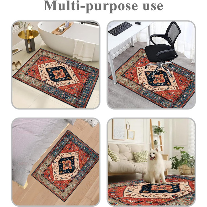 Захисний килимок для твердих підлог 120x150 см Килимок для стільця Ігровий килимок Захисний килимок для підлоги Килимок для офісного стільця Прямокутний килимок для підлоги Нековзний килимок для офісного стільця Килимки для стільців (Multicolour-2) Multic