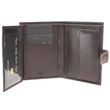 Портмоне чоловіче шкіряне Semi Line RFID Brown (P8266-1)