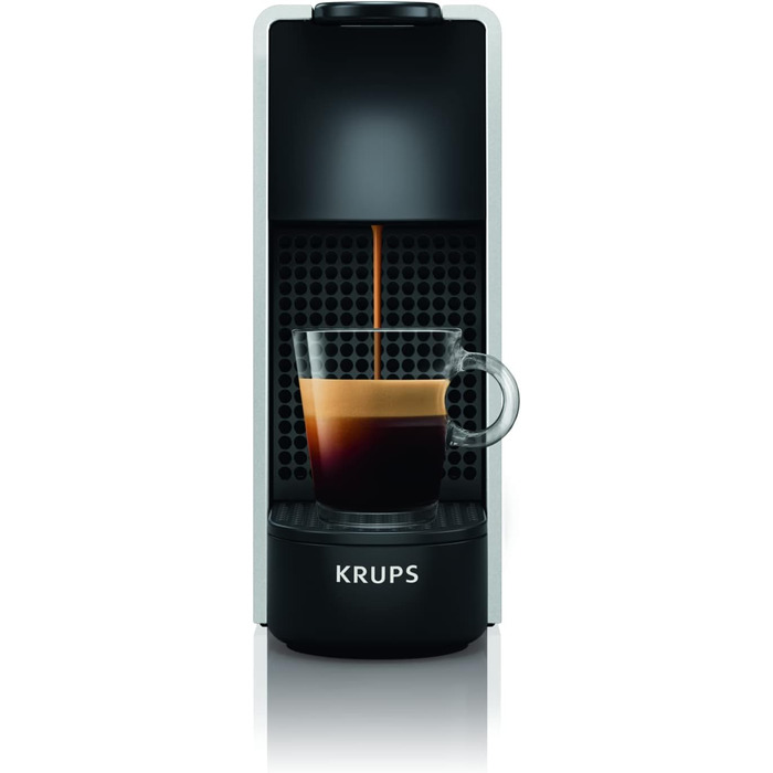 Компактна кавоварка Krups Nespresso Essenza Mini Pure White Кавоварка в капсулах Espresso Style Barista YY2912FD чорний/білий