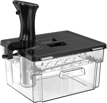 Контейнер Sous Vide з кришкою Контейнер Sous Vide зі стійкою 11 л для плити Sous Vide Stick кількох брендів підходить багатофункціональний дводверний прозорий полікарбонат без BPA