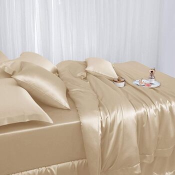 Шовковий комплект постільної білизни Шовковиця 4 шт. и, 2 підковдри 155 х 220 см і 2 наволочки 80 х 80 см, комплект постільної біл