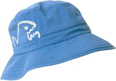 Сонячний капелюх iQ-UV для дітей 50-55 см - UPF 50 легкий та дихаючий УФ-капелюх для дітей - Водяний сонцезахисний капелюх для дітей із захистом від ультрафіолету 50, протестований TV - Капелюх-відро для дітей виготовлений з перероблених матеріалів Один р