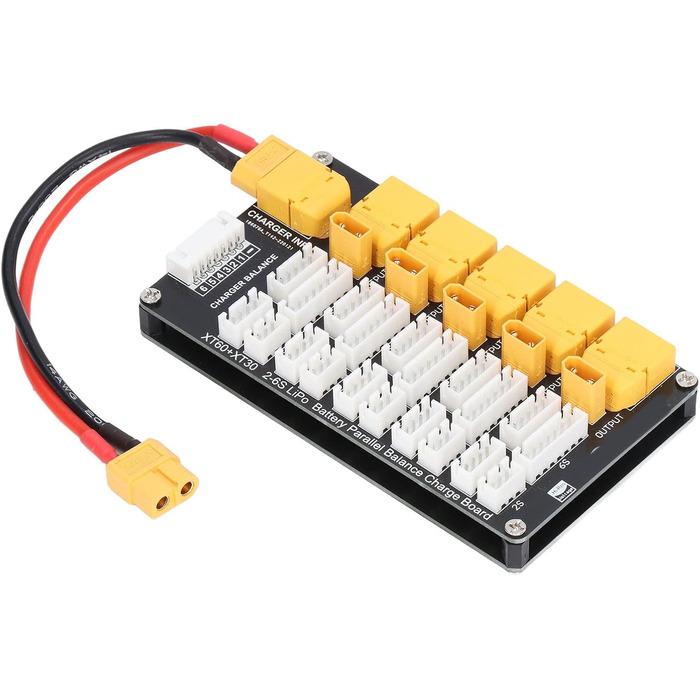 Плата заряджання літієвих акумуляторів, плата заряджання літієвих акумуляторів, паралельний роз&39єм XT30 XT60, літієві акумулятори 2S-6S для зарядного пристрою B6, гаража та майстерні