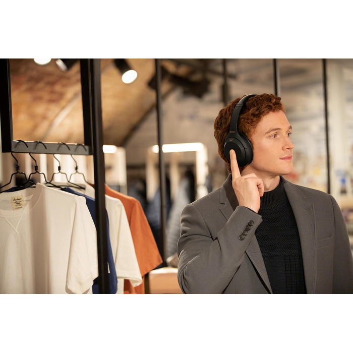 Бездротові Bluetooth навушники з функцією шумозаглушення (акумулятор на 30 годин, сенсорний датчик, додаток Headphones Connect, фу