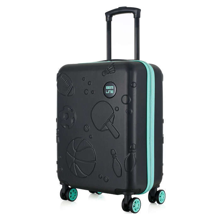 Валіза дитяча Semi Line 20' (S) Black/Blue (T5889-2)