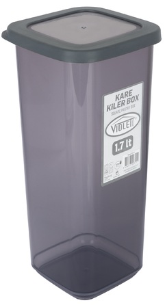 Контейнер для сипучих Violet House 0311 Transparent Black  1.7 л  (6859647)
